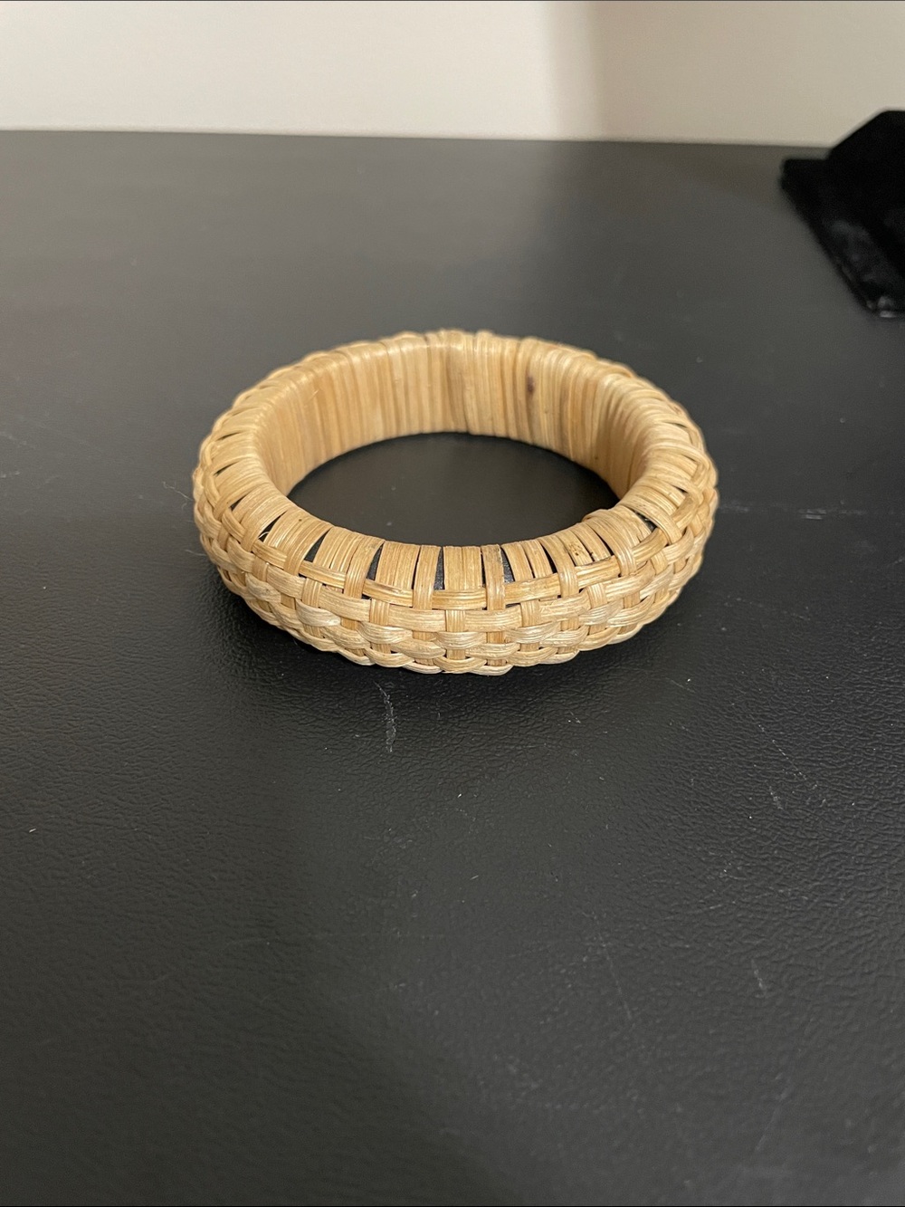 Handwoven Rattan Bangle Bracelet